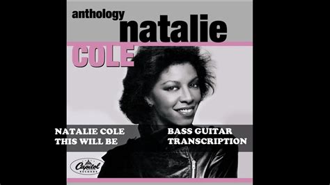 Natalie Cole This Will Be An Everlasting Love Bass Tab Sheet Music