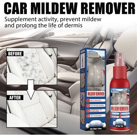 Car Mildew Stain Remover Spray Fabric Clean Carpet & Upholstery Cleaner ...