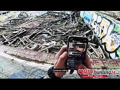 Milf Hunter Lets Slut Julia Exclusiv Suck His Dick Hard In A Lost Place And Fuck Her Ass For A