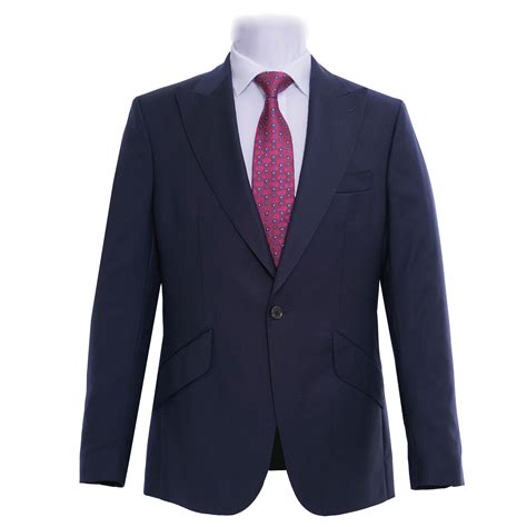 Blue Birdseye Suit Esclot Tailoring London