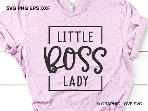 Little Boss Lady Svg Baby Girl Shirt Designs Funny Mini Boss - Etsy