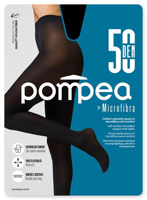 Pompea Dres damă Microfibră 50 DEN 4 L negru 1 buc dm ro