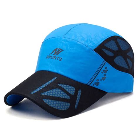 2018 Summer Breathable Mesh Baseball Cap Outdoor Sun Quick Dry Breathable Hat In Mens Baseball