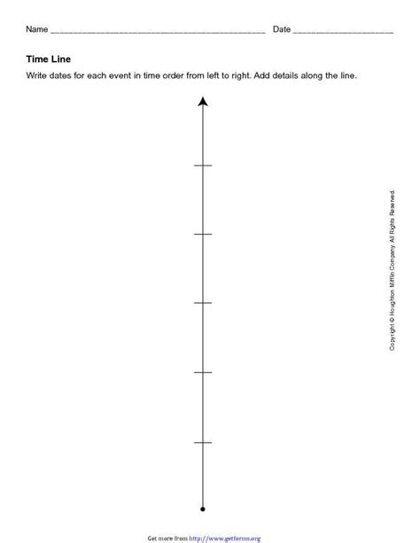 Blank Timeline Worksheet Pdf Elegant Free Blank Timelines Templates Images