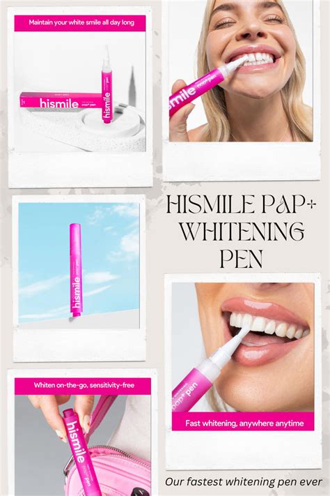 Hismile Pap Whitening Pen Teeth Whitening Pen Peroxide Free Teeth