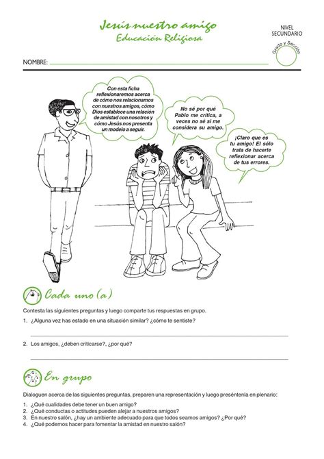 Jesus Nuestro Amigo Relig Sec By Instituto Educa Issuu