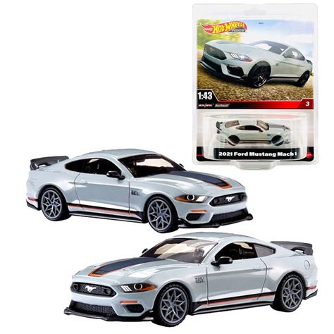 HOT WHEELS SZARY FORD MUSTANG MACH 1 2021 1 43 HMD41 194735124756 Cena Opinie Samochody I