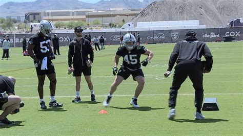 Las Vegas Raiders Rookies Start Learning The Ropes At Minicamp YouTube