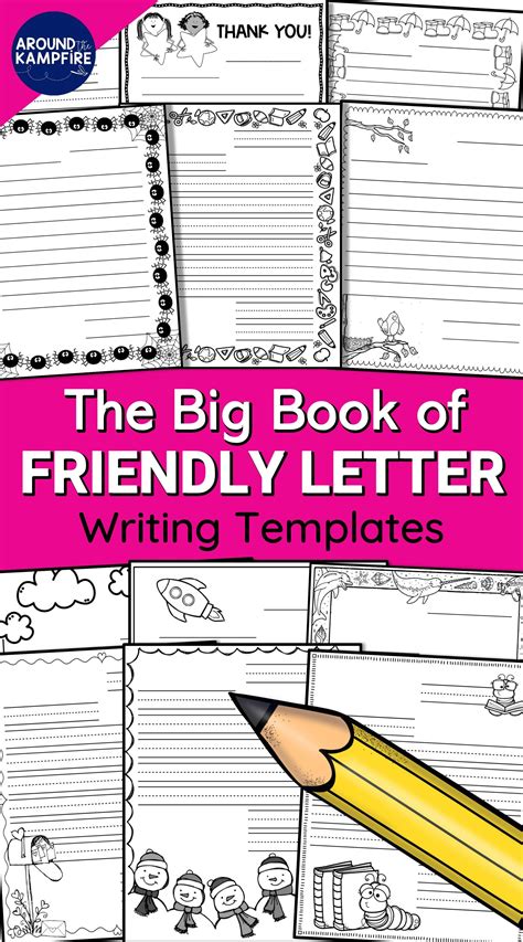 Friendly Letter Templates Friendly Letter Writing Papers Friendly