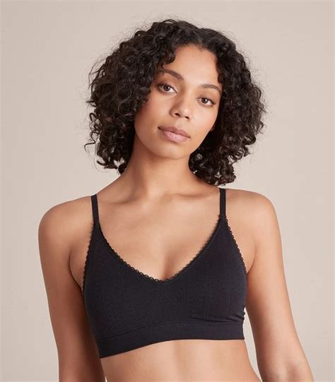 Pointelle Crop Top Lily Loves Black Target Australia