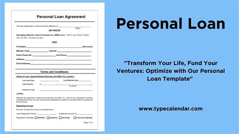 Loan Agreement Template