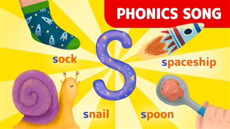 Learn The Letter S Phonics Song Words That Start With The Letter S