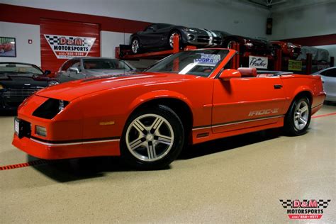 1990 Chevrolet Camaro IROC Z Convertible Stock # M5364 for sale near Glen Ellyn, IL | IL ...