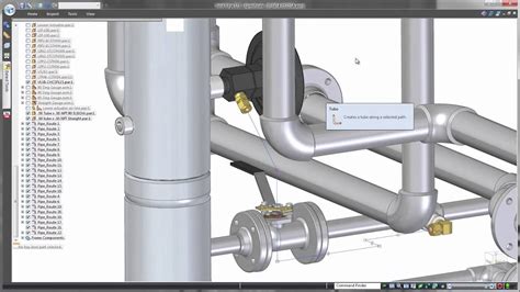 Geoplm Siemens Plm Solid Edge Cad Pipe Tube Routing Vignette Youtube