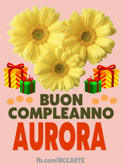 Buon Compleanno AURORA Birthday Kim It