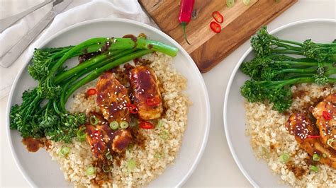 Teriyaki Chicken With Cauliflower Rice Recipe 28 By Sam Wood