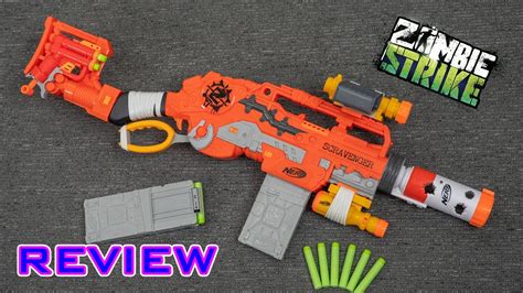 REVIEW Nerf Zombie Strike Scravenger Le Slingfire 2 0 YouTube