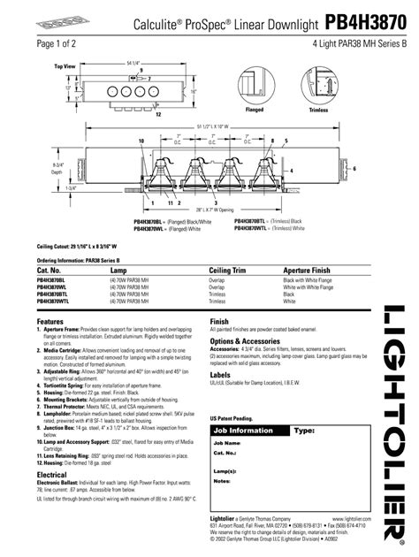 Fillable Online Lightingproducts Philips Page Of Light Par Mh