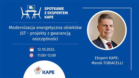 Spotkanie z ekspertem Modernizacja energetyczna obiektów JST