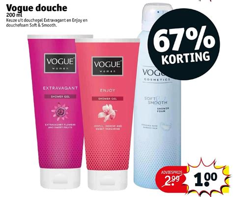 Vogue Douche 200 Ml Aanbieding Bij Kruidvat