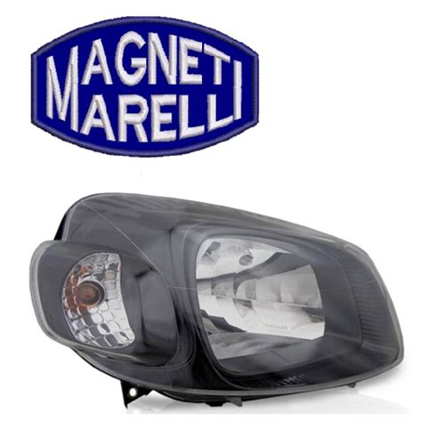 Farol Principal Dir Fiat Uno Fiorino Vivace Sporting Masc Negra H