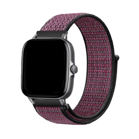 Amazfit GTS 3 Nylonarmband True Berry Smartwatcharmbaender De