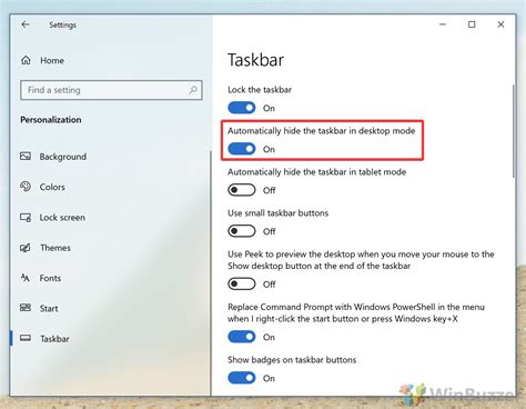 How To Hide Or Unhide The Taskbar In Windows Auto Hide