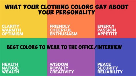 What Your Clothing Colors Has To Say About Your Personality Bright Source Youtube