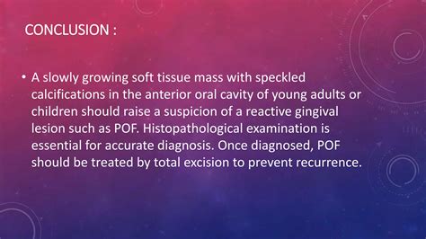 peripheral ossifying fibroma | PPT