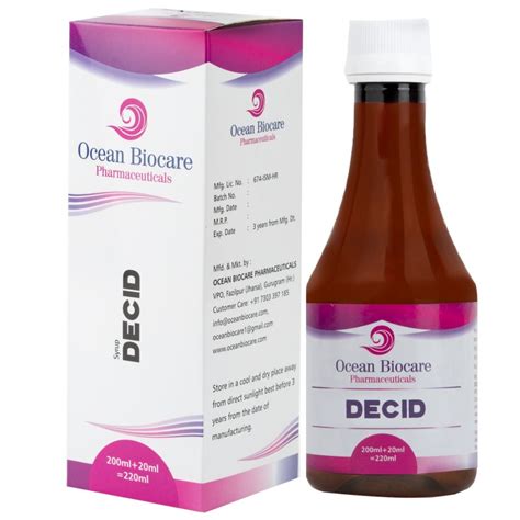 Decid Syrup – Ocean Biocare Pharmaceuticals | all.biz