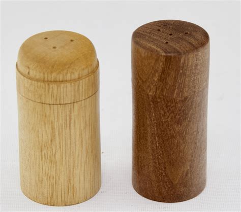 Wooden Salt & Pepper Shakers