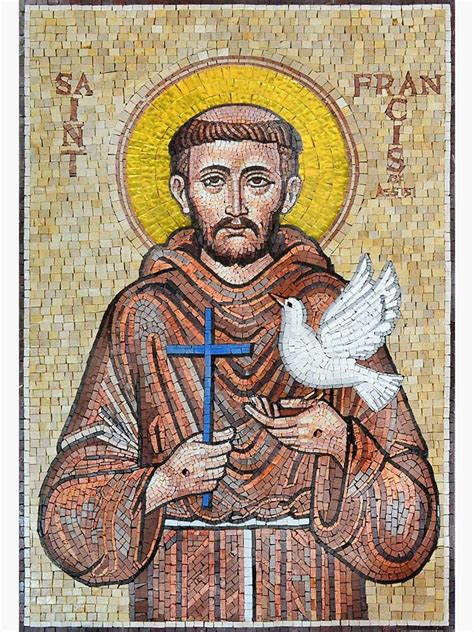 St Francis Of Assisi Sticker For Sale By Ljubi17 Redbubble