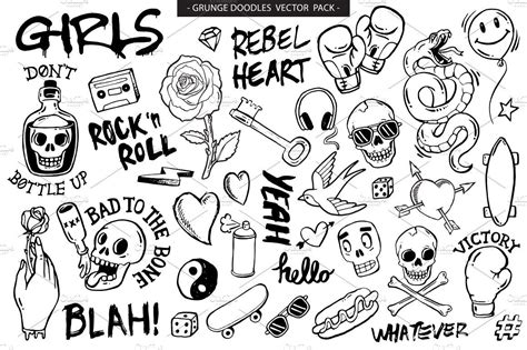 Doodles Easy Sketch Graffiti Art - Kawaii Graffiti - Halloween Doodle ...