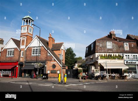 Wimbledon Village In The London Borough Of Merton Stock Photo Alamy