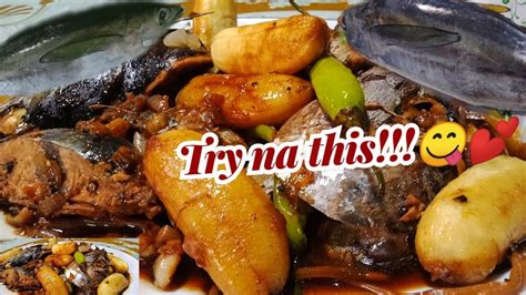 Adobong Tabakol W Saging Na Saba Pinoy Recipe YouTube