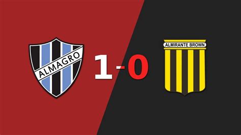 Almagro Derrotó 1 0 A Almirante Brown Dsports Fútbol