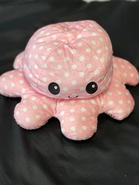 Giant Reversible Octopus Plushie Mood Toy Etsy