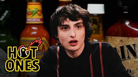 Finn Wolfhard Embraces Insanity While Eating Spicy Wings Hot Ones