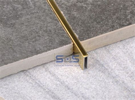 U Profile Tile Trim In Stainless Steel Pvd Coated By Sds At Rs