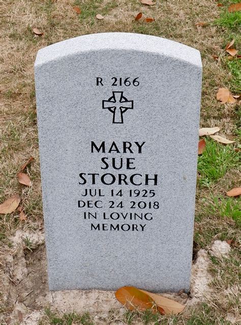 Mary Sue Jones Storch Find A Grave Memorial