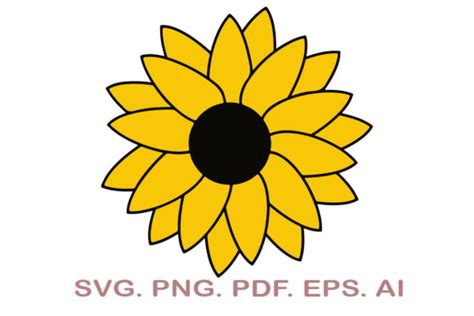 Sunflower Svg Graphic By Narcreativedesign · Creative Fabrica