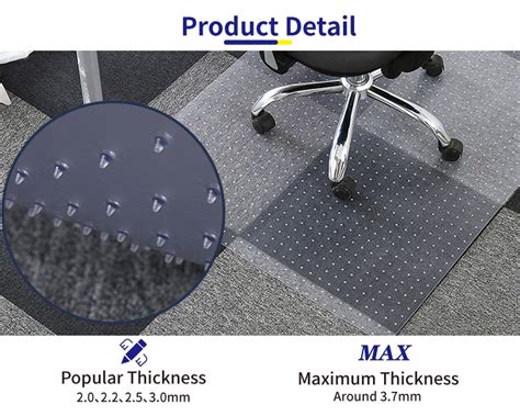 Office Chair Mat for Low Medium High Pile Carpet