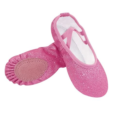 Chaussons Demi Pointes Bi Semelle Rose Avec Paillettes Danse Avenue