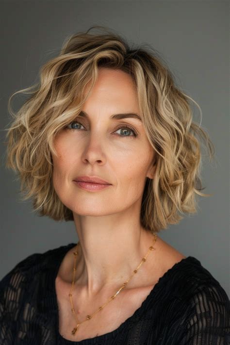 68 Stunning Hairstyle Ideas For Women Over 40 In 2024 Wavy Bob