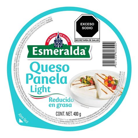 Queso Panela Esmeralda Light 400 G Walmart