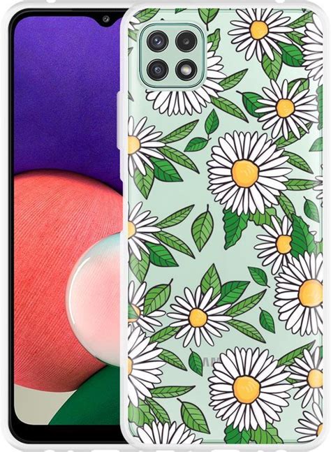 Samsung Galaxy A22 5G Hoesje Madeliefjes Designed By Cazy Bol