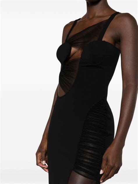 Nensi Dojaka Cut Out Asymmetric Gown Farfetch