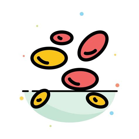 Hematology Wbcs White Blood Cells White Cells Abstract Flat Color Icon