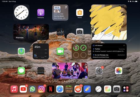 My IPadOS 15 Home Screen R IPadPro