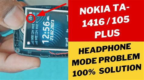 Nokia Ta 1416 105 Plus Headphone Mode Problem 100 Solution YouTube